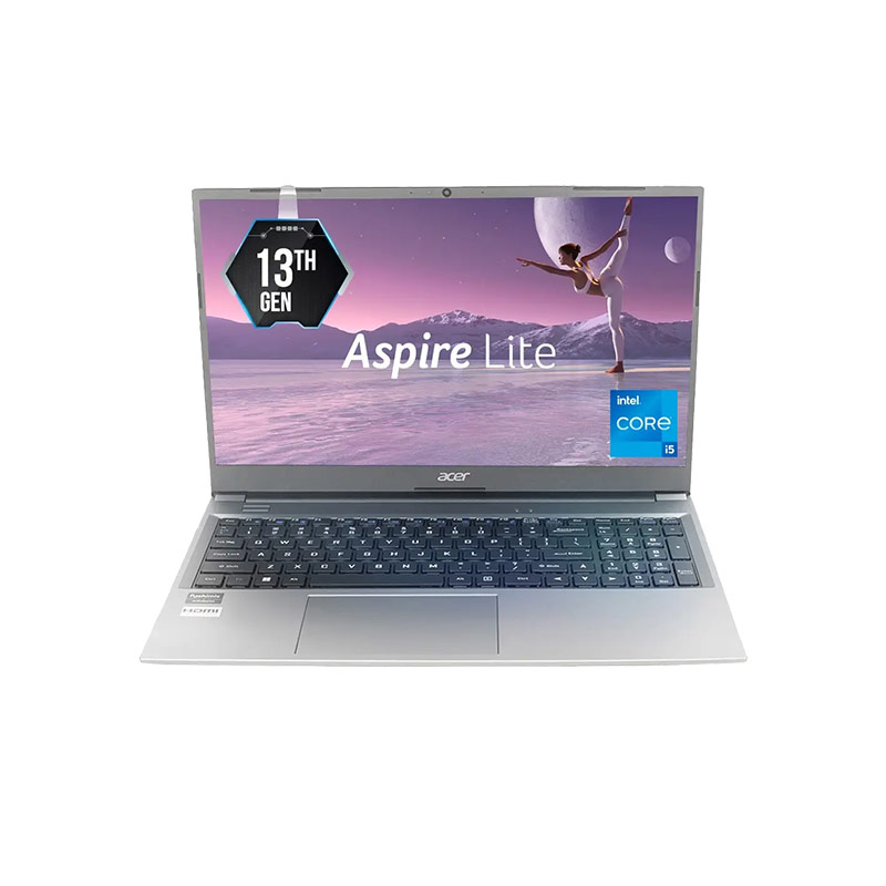 Picture of Acer Aspire Lite - 13th Gen Intel Core i3-1305U 15.6" (39.6 cm) AL15-53 Thin & Light Laptop (8GB/ 512GB SSD/ Full HD Display/ Intel UHD Graphics/ Windows 11 Home/ 1 Year Warranty/ Steel Gray/ 1.59 Kg)